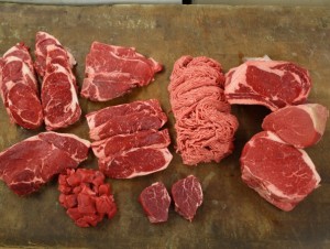 A selection of our finest beef
